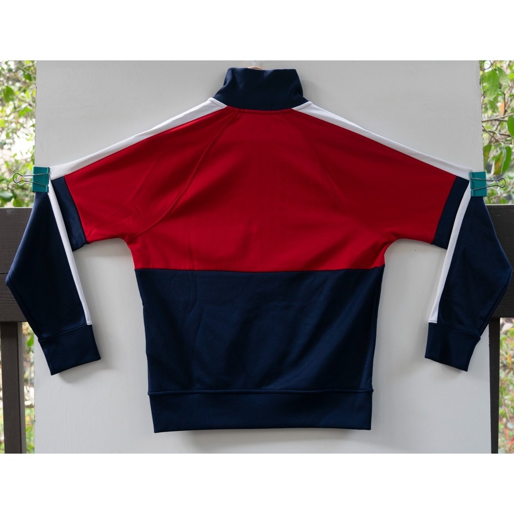 Polo Ralph Lauren Track Jacket Men's Red White Blue Racquets Logo Size S - Picture 9 of 11